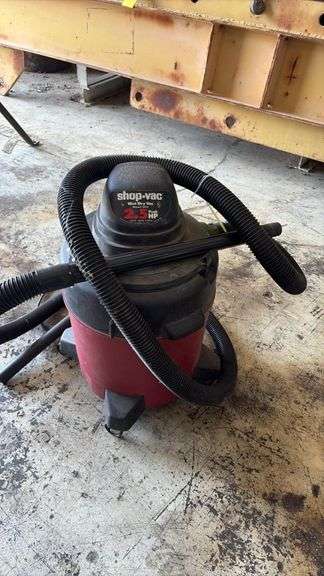 Shop-Vac Model 5025 Wet/Dry Vacuum, 2.5 Peak HP, 5 Gallon, 120V, Hose & Wand, Serial 52722-09