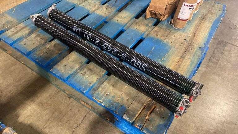 31" x 2" x .243 Coated Garage Door Torsion Springs w/Cones Green Spring (Black) tag SGD-243X2X31LW.