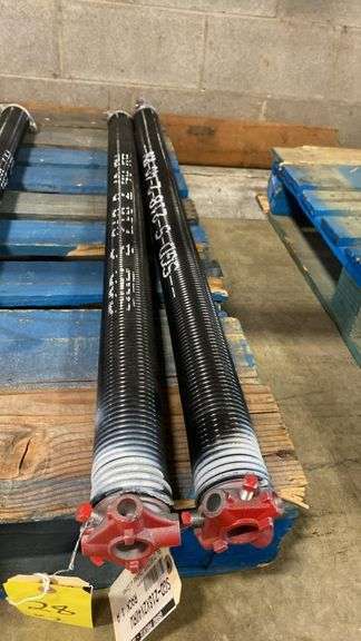 Garage Door Torsion Spring, 0.218" Wire, 2" ID, 40" Length, Coated Finish