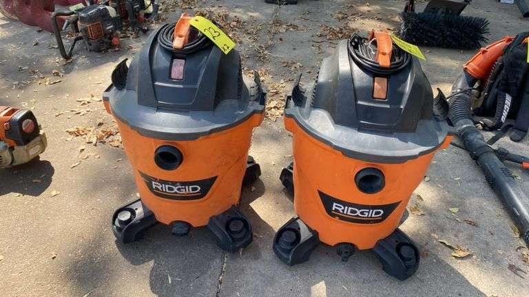 RIDGID HD12000 12-Gallon 5.0 Peak HP Wet/Dry Shop Vacuum, 120V, 2.5" Hose, Serial 22272R010455, 120V