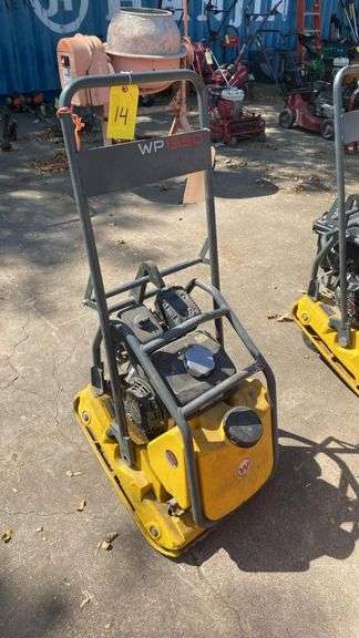 Wacker Neuson WP1550AW Vibratory Plate Compactor, Honda GX160, 211 lbs, 15 kN, 2018, S/N 10871851