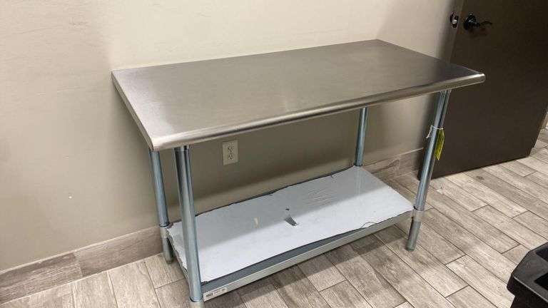 ULINE H-6910 Stainless Steel Work Table 24"x 48"