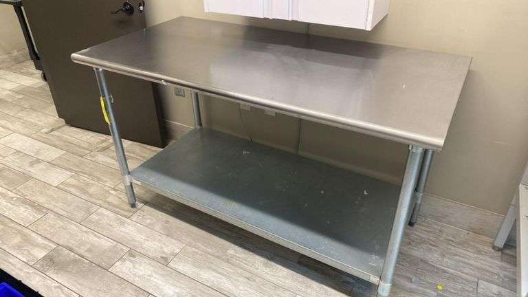 Uline 30”x 60” Stainless Steel Table