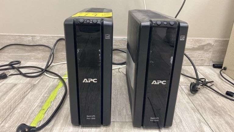 APC Back-UPS Pro 1500 VA/865W Battery Backup UPS, 10 Outlets, LCD, Power Cord