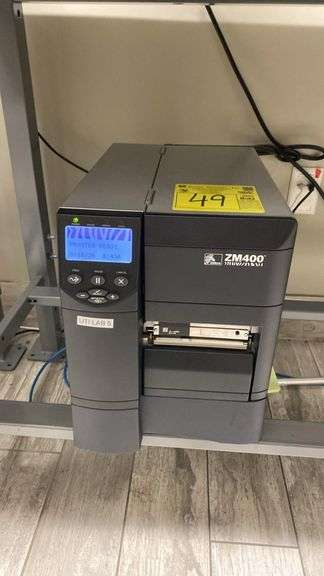 Zebra ZM400 Thermal Label Printer, 4" Print Width, 203 dpi, USB/Serial/Ethernet