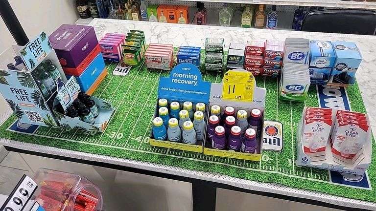 Retail Lot OTC Health Products: More Labs, Free Life, Benadryl, Tylenol, Zyrtec, Claritin, approx. 90+ Units