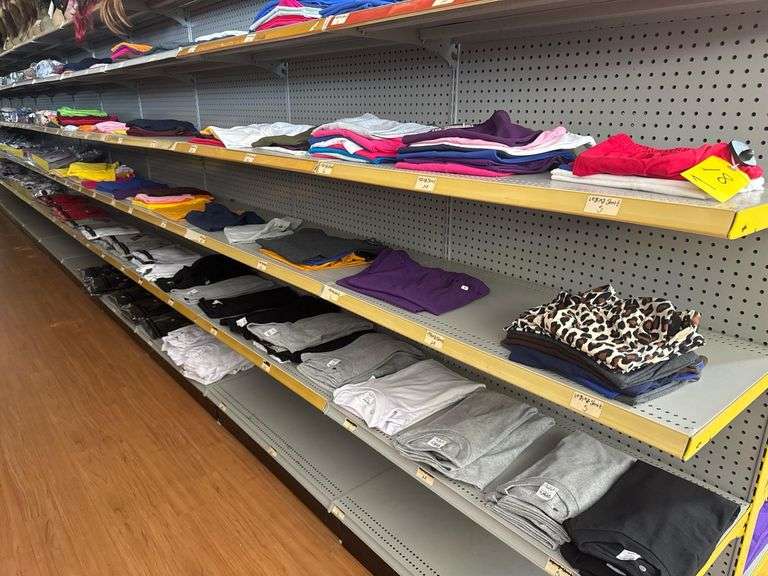 (1) Row - Large Clothing Assortment of Clothing