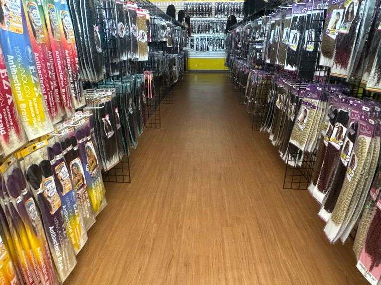 (2) Rows - Large Assortment of Hair Extensions and Braids