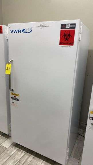 VWR-MFS-30 Upright Laboratory Freezer, 30 cu ft Capacity, -15°C to -25°C Temperature Range, 115V, Serial Number: VWR-23J1051-2310.
