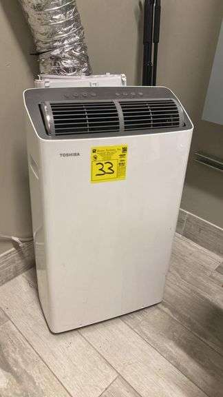 Toshiba RAC-PT1412HWRU 14,000 BTU Portable Air Conditioner, SACC 12,000, 115V, 2022, R32, serial number 5472060000V2A0702P0380.