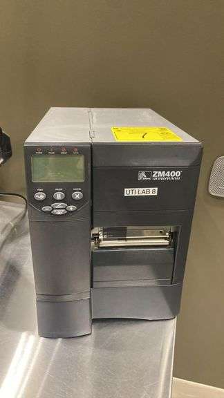Zebra ZM400 Industrial Label Printer, Thermal Transfer/Direct Thermal, Max 4.09" Width, USB/Ethernet
