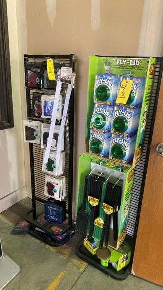 Fly-Lid Fly Trap 2-Pack Display & Silly Bob’s Super Swatter, With Assorted Items