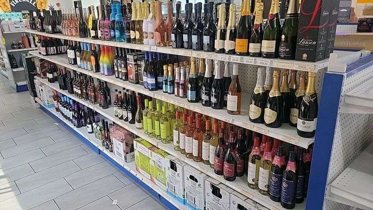 Approx. 614 total wine units, Large lot of many different brands and types of both red and white wines, as shown