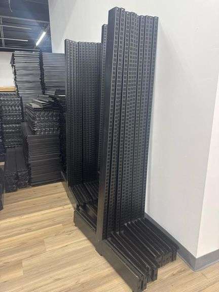 (Disassembled) Metal Shelving Rack Supply - Approximately (18) Sections