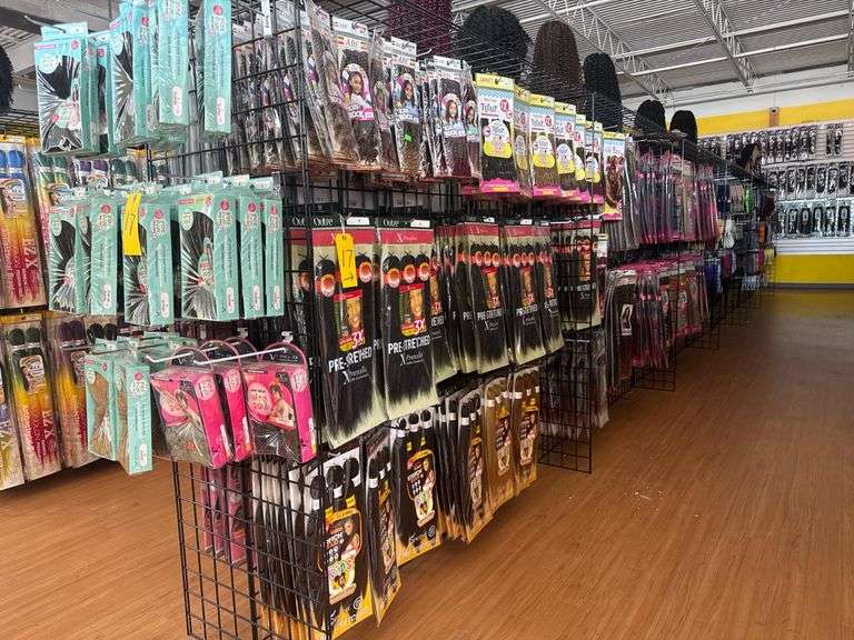 (1) Row - Large Assortment Braids, Fashion Socks, and Panty Hose