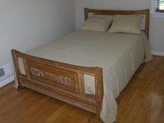 Full size bed frame, head/footboard