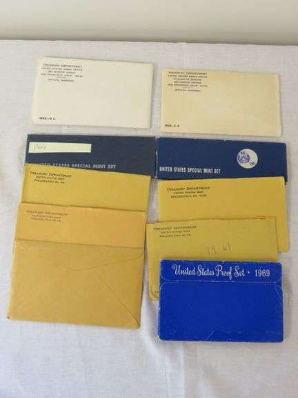 US Proof and Uncirculated Coins Set '60's