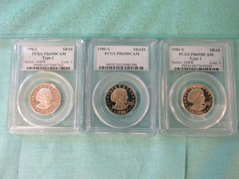 Susan B. Anthony Dollars (3)