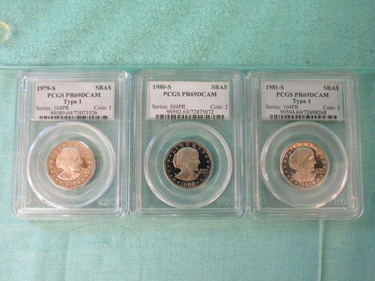 Susan B. Anthony Dollars (3)