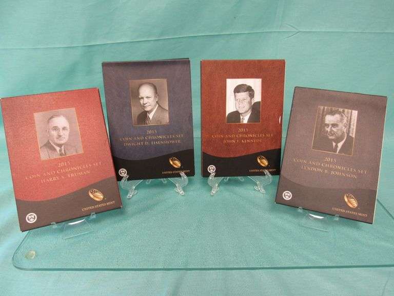 Complete 2015 Coins and Chronicles Set (4 Presidents)