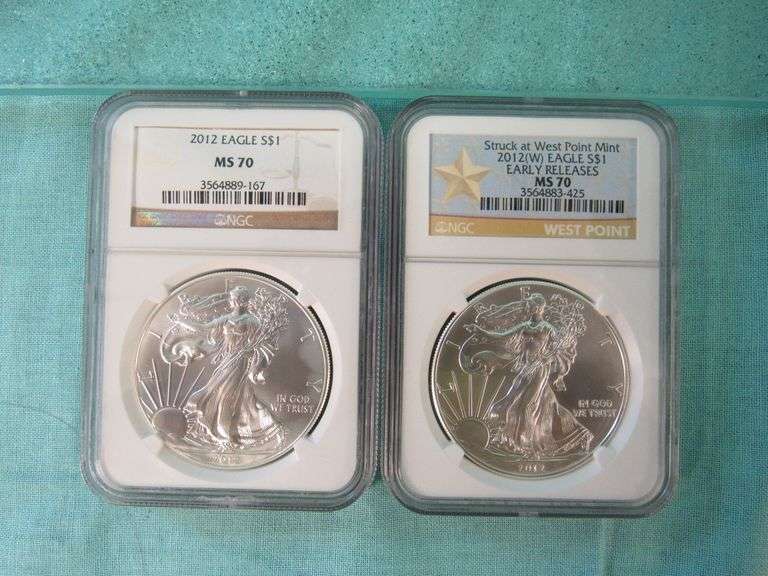 Silver Eagle Slabs (2)
