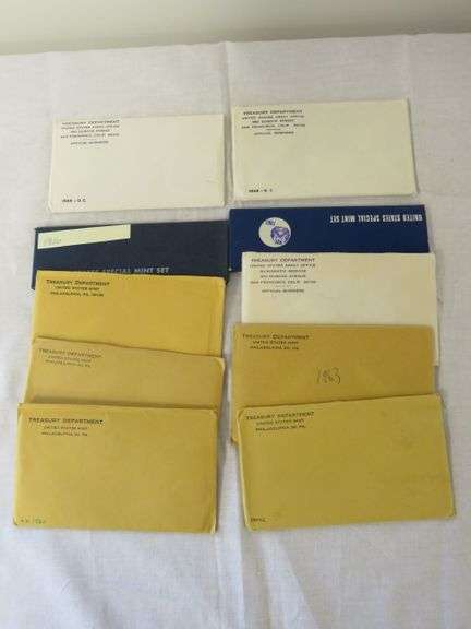 US Proof and Uncirculated Coins Set