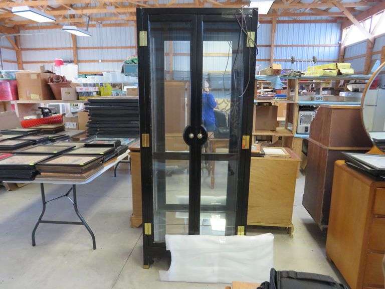 Curio Cabinet w/Glass Shelves