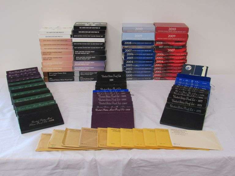US Coin Collection: Proof & Uncirculated Sets - Vintage & Modern ...