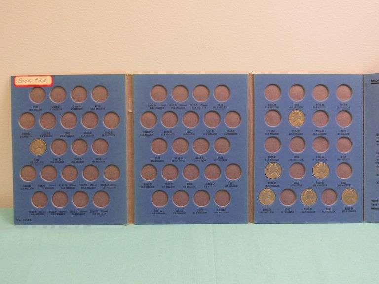 Jefferson Nickels Books (2) & Nickels (7)