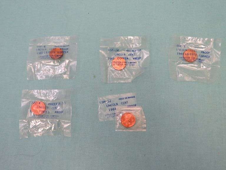 Lincoln Proof Pennies(x5)