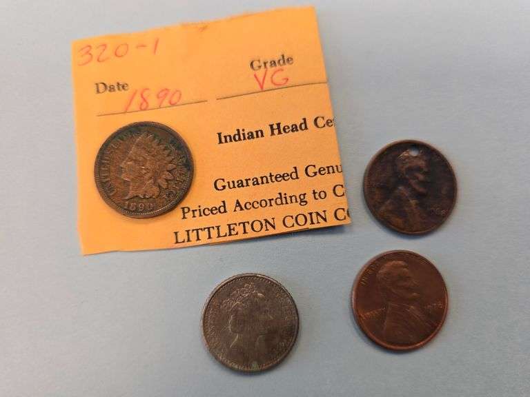 1890 Indian Head Penny & More!