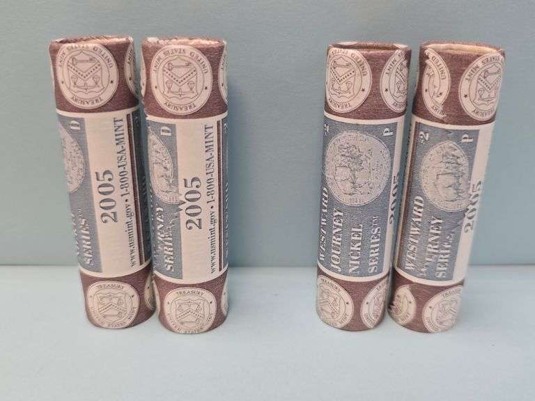 2005 Unopened Westward Series Nickels (4 Rolls)