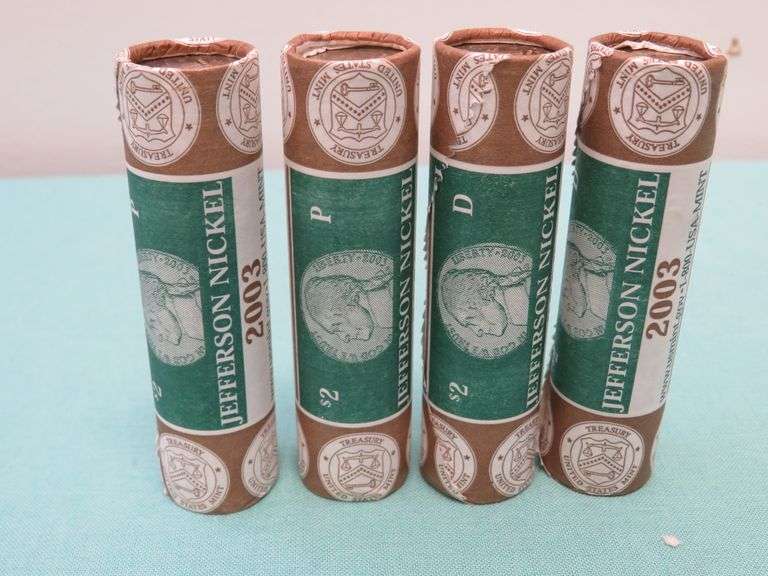 2003 Unopened Westward Series Nickels (4 Rolls)