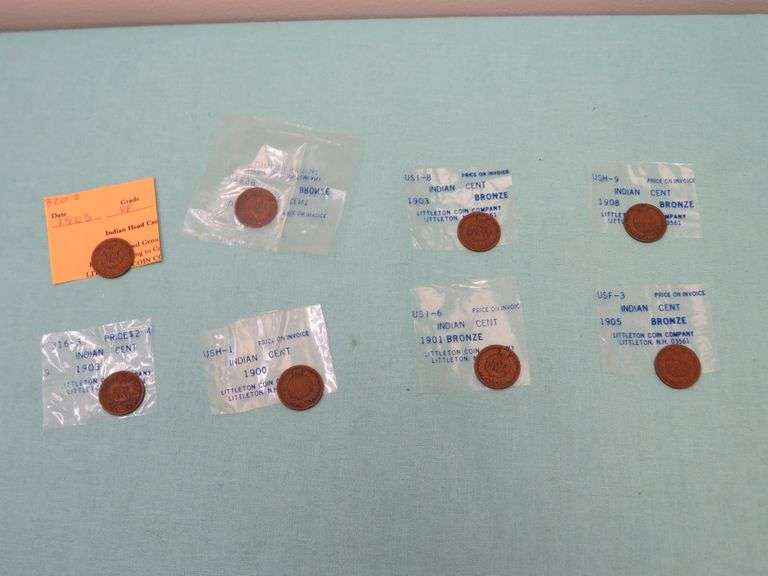 Indian Head Penny(x9)