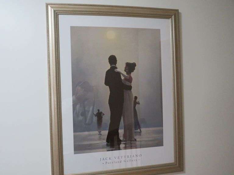 Jack Vettriano “Portland Gallery” Framed Art Print – "Dance Me To The End of Love"