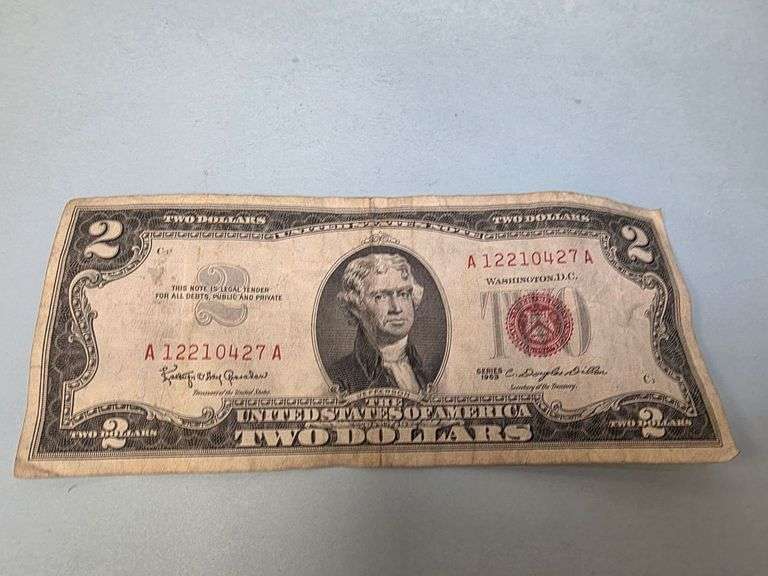 Red Seal 1953 $2 Note