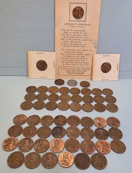 Wheat Pennies & Commemorative Penny