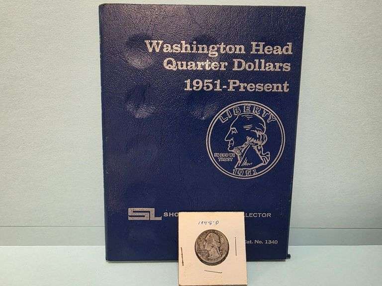 1948D Silver Quarter with Washington Quarter Folder