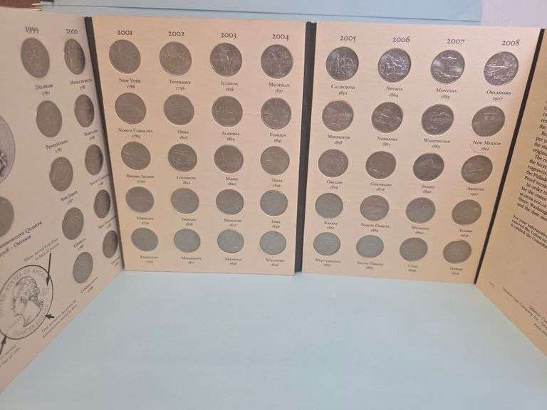 *COMPLETE* State Quarter Set in Littleton Commemorative Folder