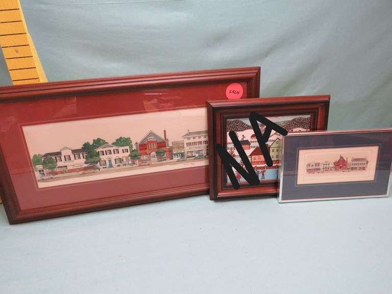 Framed Main Street Pittsford Prints