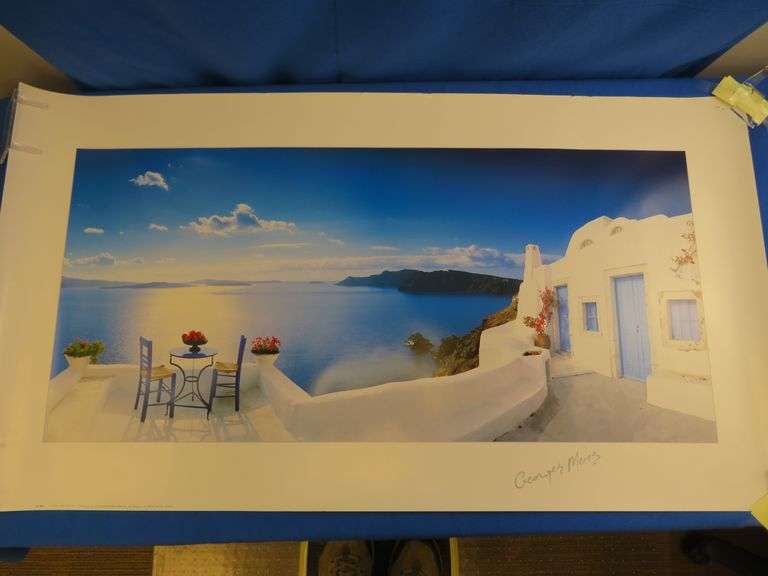 Photographic Art Print Of Greece Coastal Scene