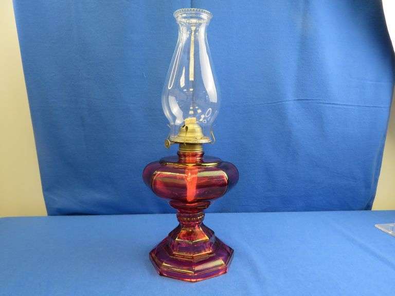 Glass Oil Lamp