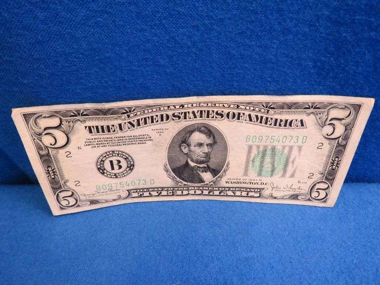 $5 Banknote Large Five