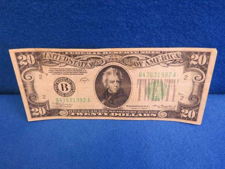 $20 Banknote Large Twenty