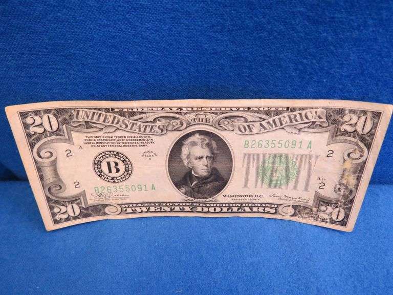 $20 Banknote Large Twenty