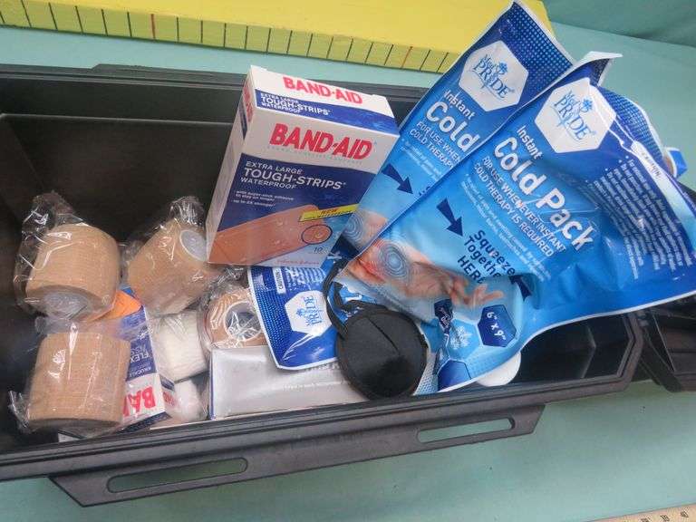 First Aid Kit in Kobalt Tool Box