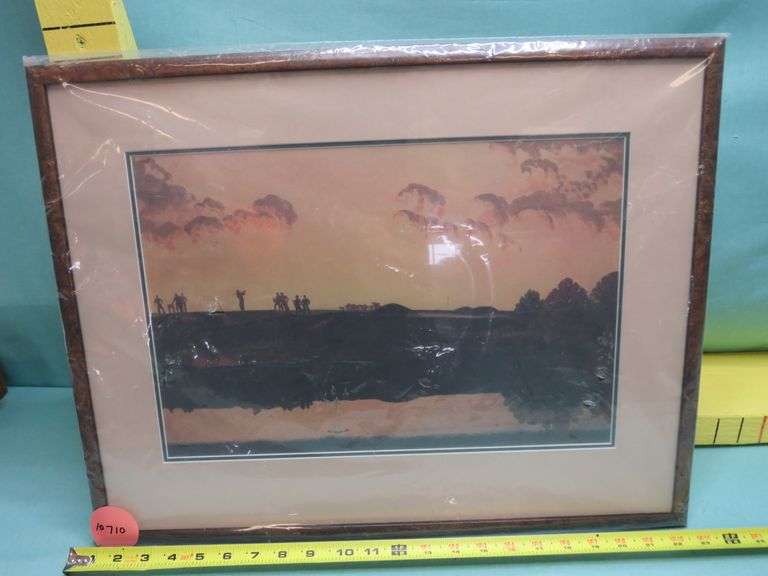 Limited Edition Golf Print – “Playing Three” by Rene Clarke