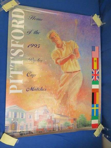 1995 Ryder Cup Pittsford Commemorative Poster