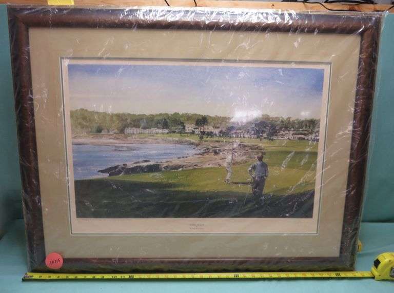 Pebble Beach Golf Print – Kenneth Reed FRSA