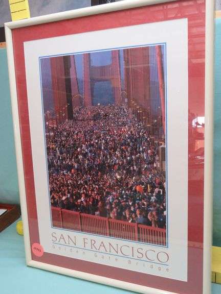 Framed San Francisco Golden Gate Bridge Poster